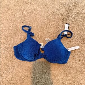 Victoria's Secret Shimmery Royal Blue Bikini Top